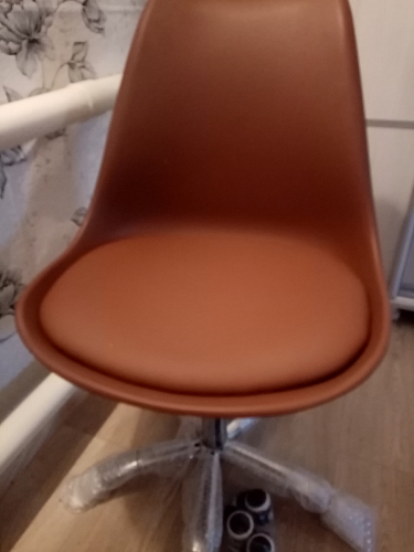 Компьютерное кресло Kolin с подушкой clear / white фото покупателя 255