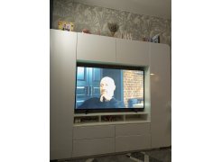 Готовая гостиная Румба белый / белый глянец  - Уцененный экземпляр фото покупателя 83