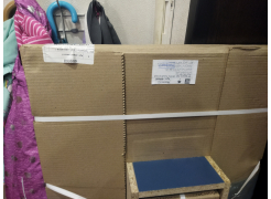 Стол Тринити Лофт 120 32 мм бетон / черный матовый фото покупателя 352