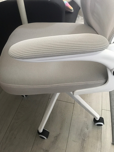 Компьютерное кресло Konfi light gray / blue / white фото покупателя 89