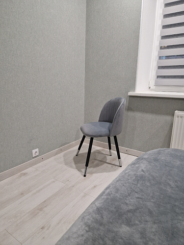 Стул на металлокаркасе Gabi 1 light purple / black фото покупателя 535