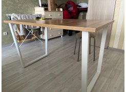 Стол Лота Лофт 120 25 мм сабия / черный матовый фото покупателя 287