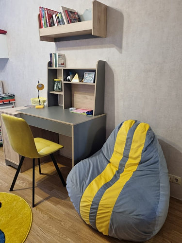 Стул на металлокаркасе Чилли бежевый / белый каркас фото покупателя 966