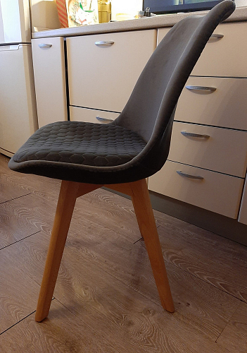 Деревянный стул Bonuss green / grey фото покупателя 25