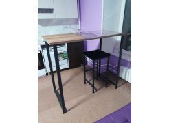 Барная стойка Дилан Лофт 120х60х90 бетон фото покупателя 190