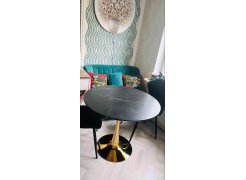 Стол Тулип 90х73 дуб вотан / белый фото покупателя 58