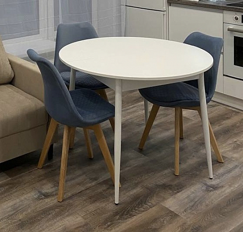 Стул Bonuss blue / wooden legs фото покупателя 25