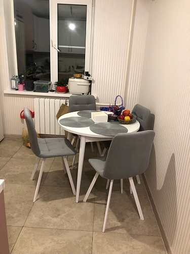 Стул на металлокаркасе Челси велюр коричневый / черный каркас фото покупателя 121