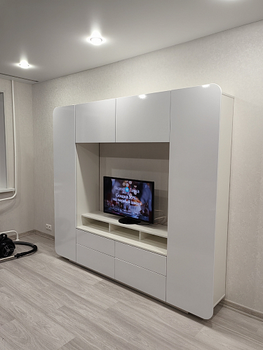 Готовая гостиная Румба белый / белый глянец  - Уцененный экземпляр фото покупателя 103