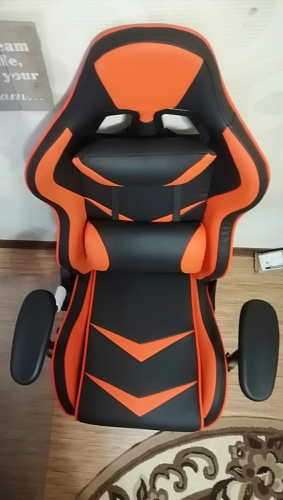 Компьютерное кресло Racer черный / красный / бежевый фото покупателя 101