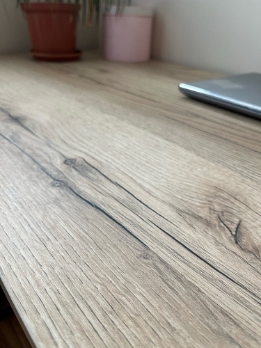 Письменный стол Битти Лофт 116х60х75 креатель / черный матовый фото покупателя 14