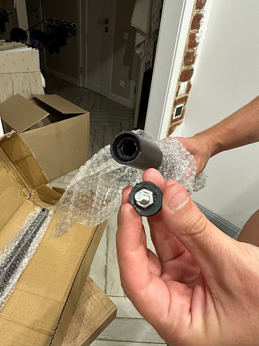 Стул на металлокаркасе Gabi 1 light purple / black фото покупателя 643