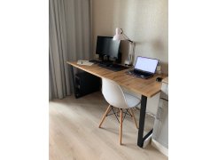 Стол Лота Лофт 120 25 мм сабия / черный матовый фото покупателя 872