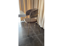 Стул на металлокаркасе Kamelia зеленый / золото фото покупателя 13