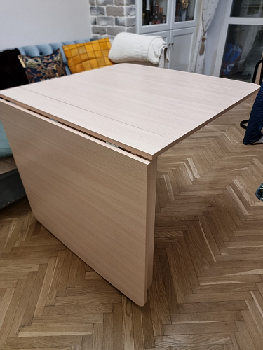 Стол обеденный раздвижной СтК4 дуб молочный фото покупателя 23