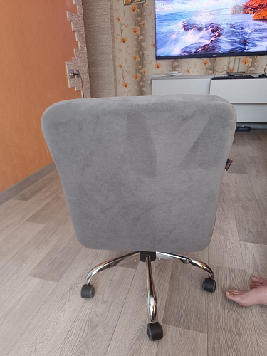 Компьютерное кресло Fiesta/Фиеста флок серый 29 фото покупателя 18