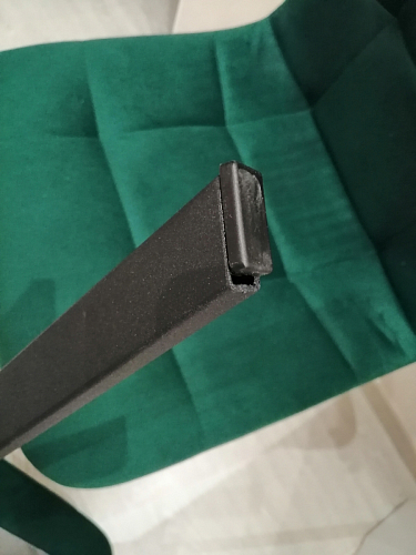 Стул на металлокаркасе Чилли горчичный / черный фото покупателя 1068