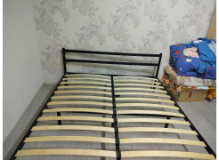 Односпальная кровать Фади 80х200 черная фото покупателя 713