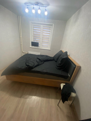 Двуспальная кровать Клауд 160х200 парящая дуб крафт золотой / антрацит фото покупателя 367