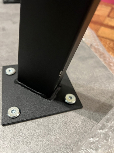 Стол Тринити Лофт 120 32 мм дуб галифакс табако / черный матовый фото покупателя 496