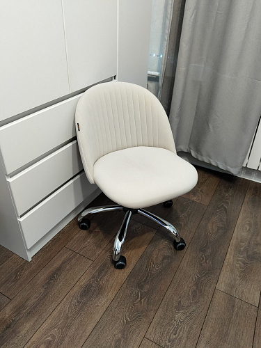 Компьютерное кресло Melody/Мелоди молочное фото покупателя 103