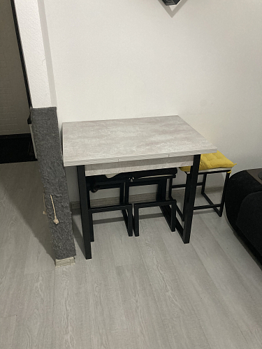 Стол Форли бетон / черный матовый фото покупателя 42