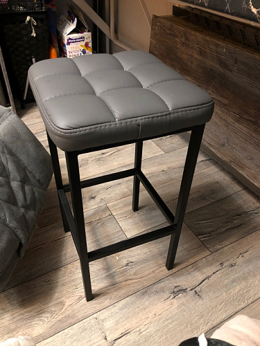 Барный стул Лофт катания минт / белый матовый фото покупателя 178