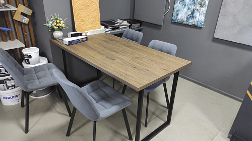 Стул на металлокаркасе Челси К крутящийся бирюзовый / черный фото покупателя 169