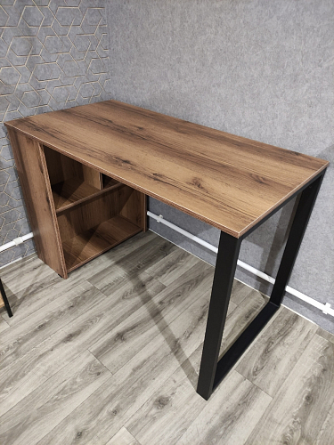 Письменный стол Битти Лофт 116х60х75 креатель / черный матовый фото покупателя 14