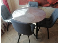 Стул на металлокаркасе Чилли розовый / черный каркас фото покупателя 313