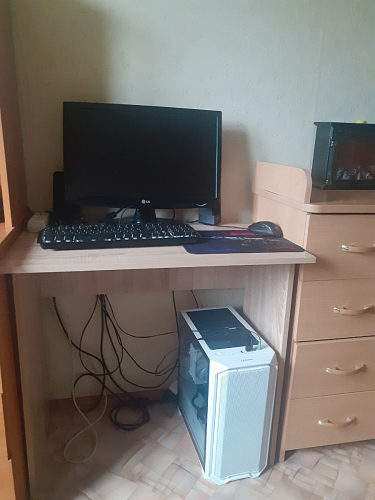 Стол письменный Kiwi белый  - Уцененный экземпляр фото покупателя 42