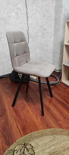 Комплект стульев Чилли 2 шт бежевый / черный фото покупателя 607