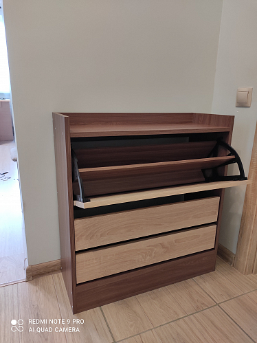 Обувница Ямайка 1 венге / дуб молочный фото покупателя 3