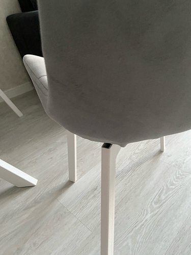 Стул на металлокаркасе Челси бежевый / черный фото покупателя 156