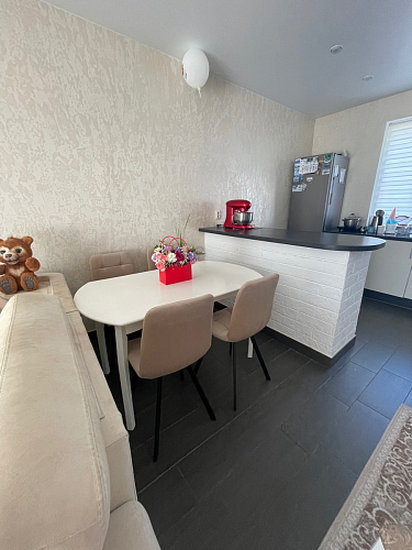 Стул на металлокаркасе Чилли К светло-серый велюр / черный каркас фото покупателя 168