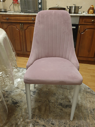 Стул на металлокаркасе Kora white / gray фото покупателя 214