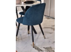 Стул на металлокаркасе Gabi 1 бежевый / черный с серебряными наконечниками фото покупателя 613