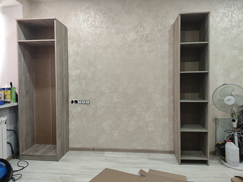 Готовая гостиная Бертелена дуб крафт серый / серый графит фото покупателя 108