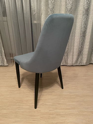 Стул на металлокаркасе Kora dark gray / black фото покупателя 25