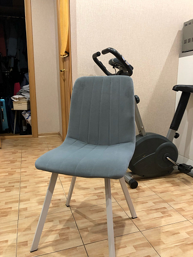 Стул на металлокаркасе Sling white / gray фото покупателя 3