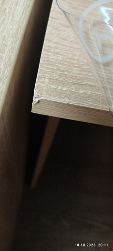 Стол письменный Kiwi белый - Уцененный экземпляр фото покупателя 28