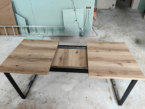 Деревянный стол Лота Лофт 120х75 белый матовый / дуб крафт золотой фото покупателя 299