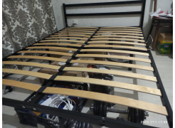 Односпальная кровать Фади 80х200 черная фото покупателя 542