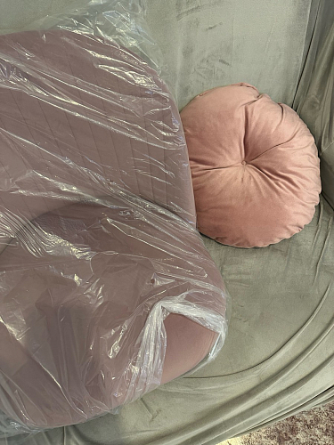 Стул на металлокаркасе Gabi 1 light purple / black фото покупателя 463