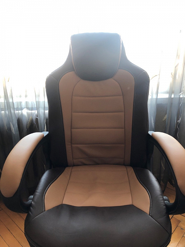 Компьютерное кресло Kadis коричневое / бежевое фото покупателя 22