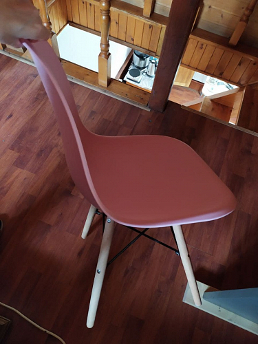 Пластиковый стул Eames PC-015 желтый фото покупателя 320