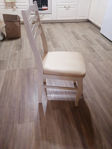 Деревянный стул Амадиу орех / камелия ромб 01 фото покупателя 7