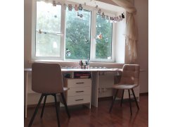 Стул на металлокаркасе Чилли горчичный / белый фото покупателя 148