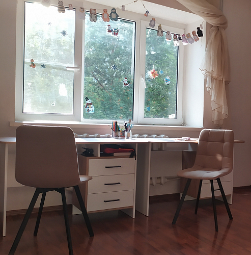 Комплект стульев Чилли 2 шт бежевый / черный фото покупателя 148