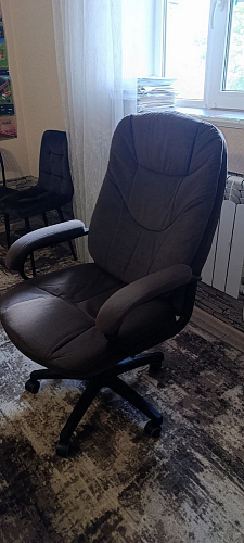 Компьютерное кресло Comfort Lux/Комфорт Люкс серый фото покупателя 117